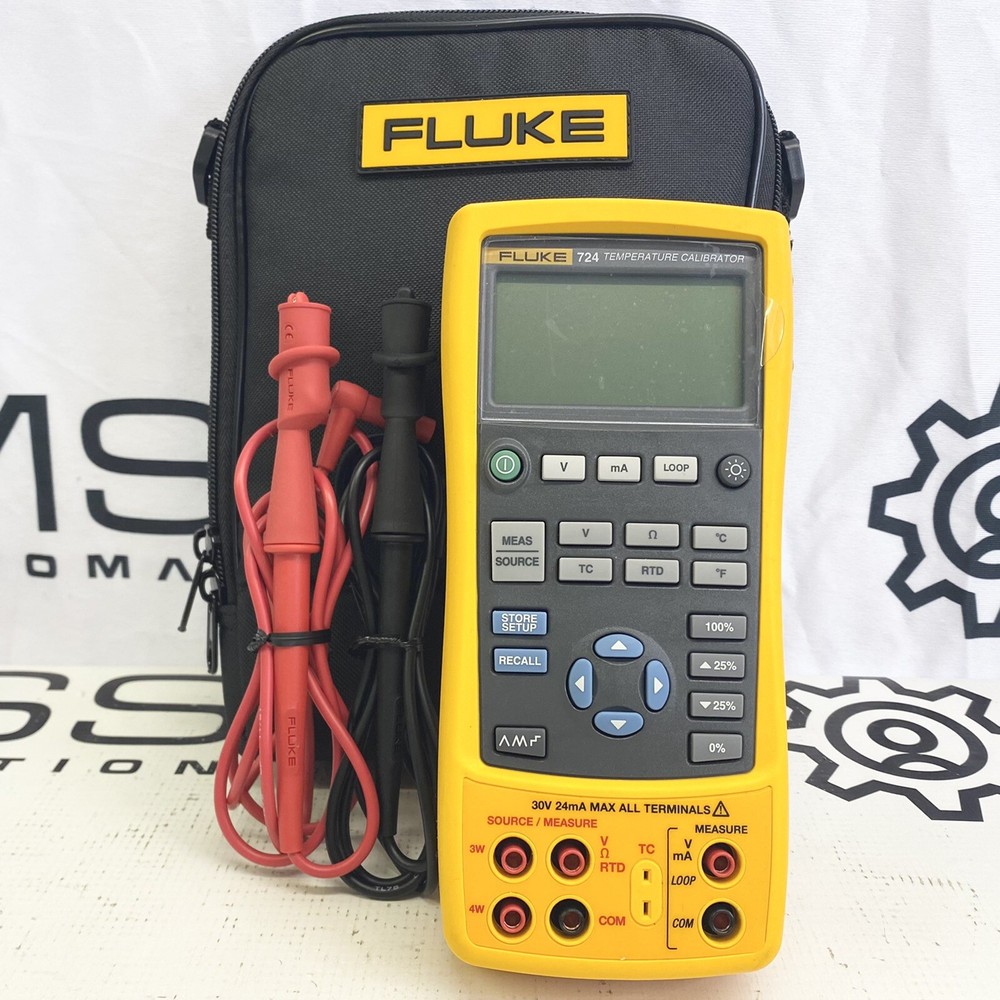 Fluke 724 Documenting Multifunction Process Calibrator HART NIST Calibrated Data