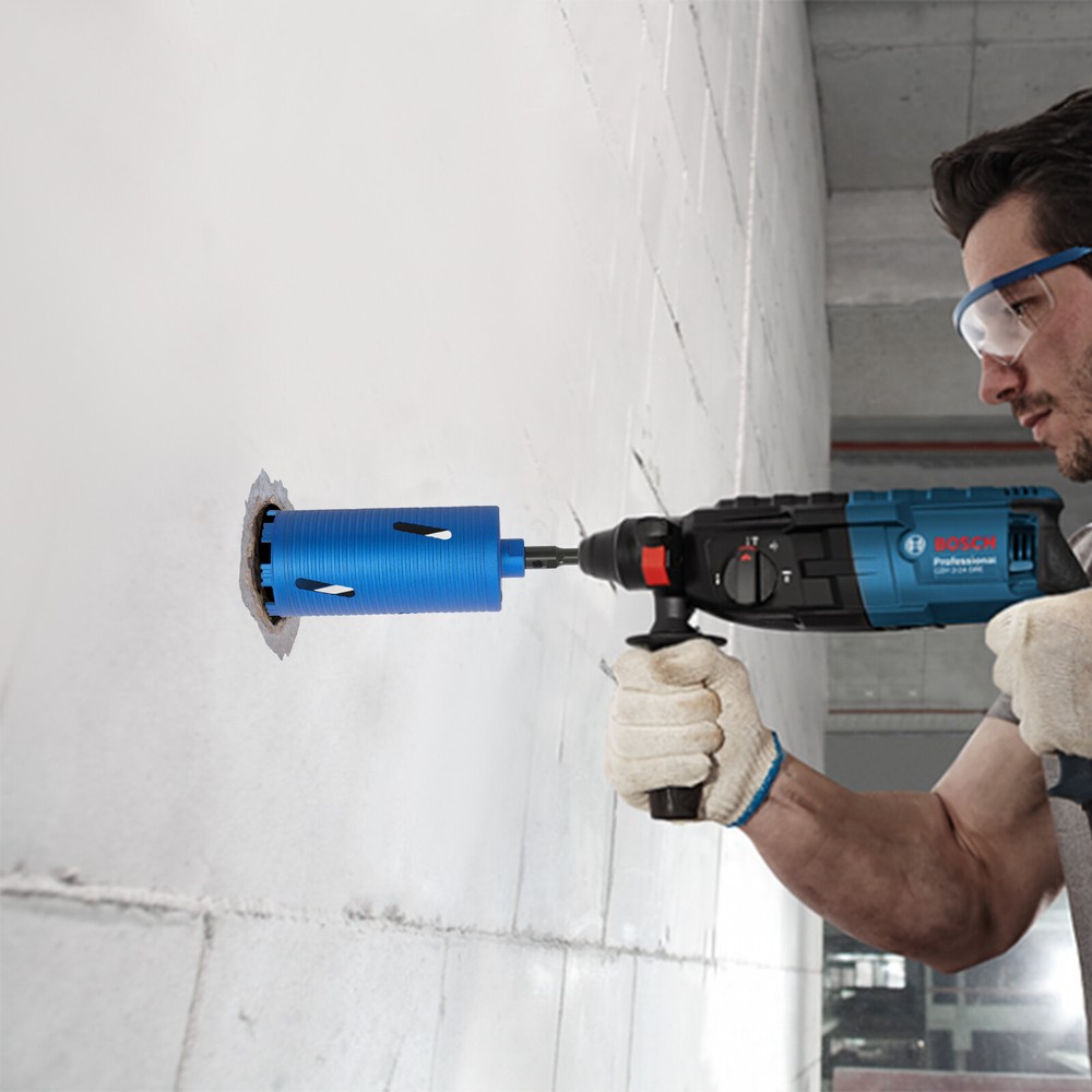 5/8 Inch Core Drill Bit Concrete Drilling Bit W/3 Adapters Thread Drill Bit