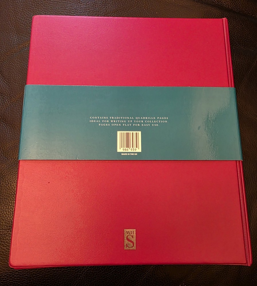 New WHS Red Multo Ring Multi Ring Stamp Album No insert Pages, Album Only