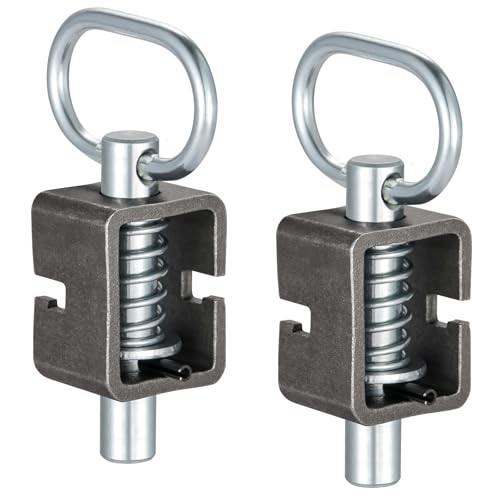Spring Latch Lock, Weld-On Spring Latch Assembly, Universal Fit for Utility