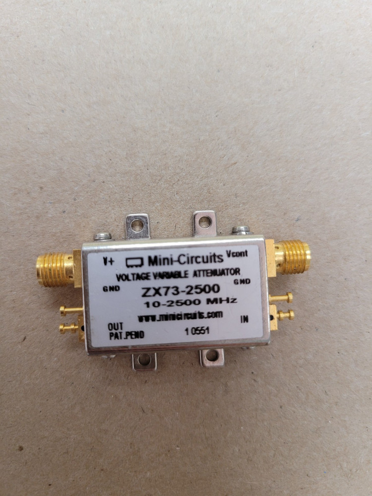 Mini-Circuits  ZX73-2500 10-2500MHZ Voltage Variable Attenuator