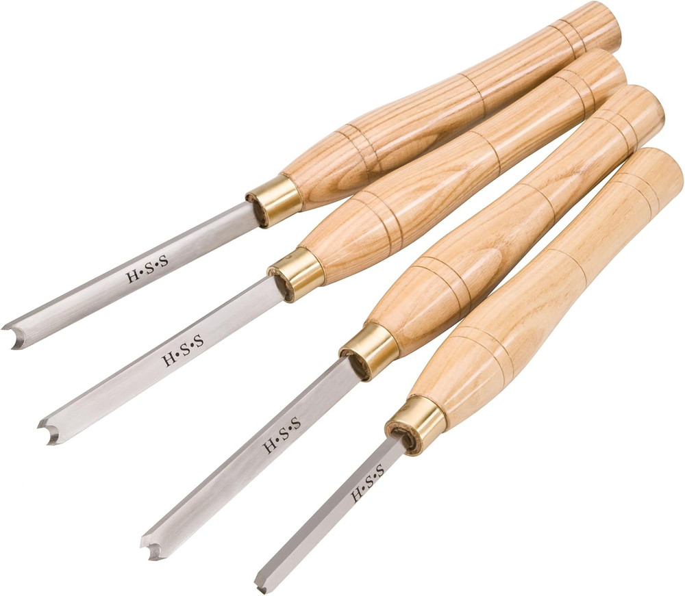 D3781 Beading Lathe Chisel Set, 4-Piece