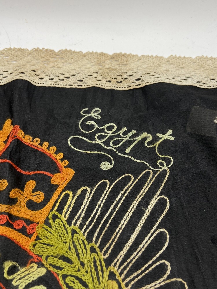 WW2 Royal Army Service Corps Embroidered Egypt Palestine & Syria Table Runner