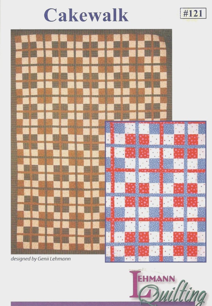 Cakewalk Quilt Pattern by Lehmann Quilting 121