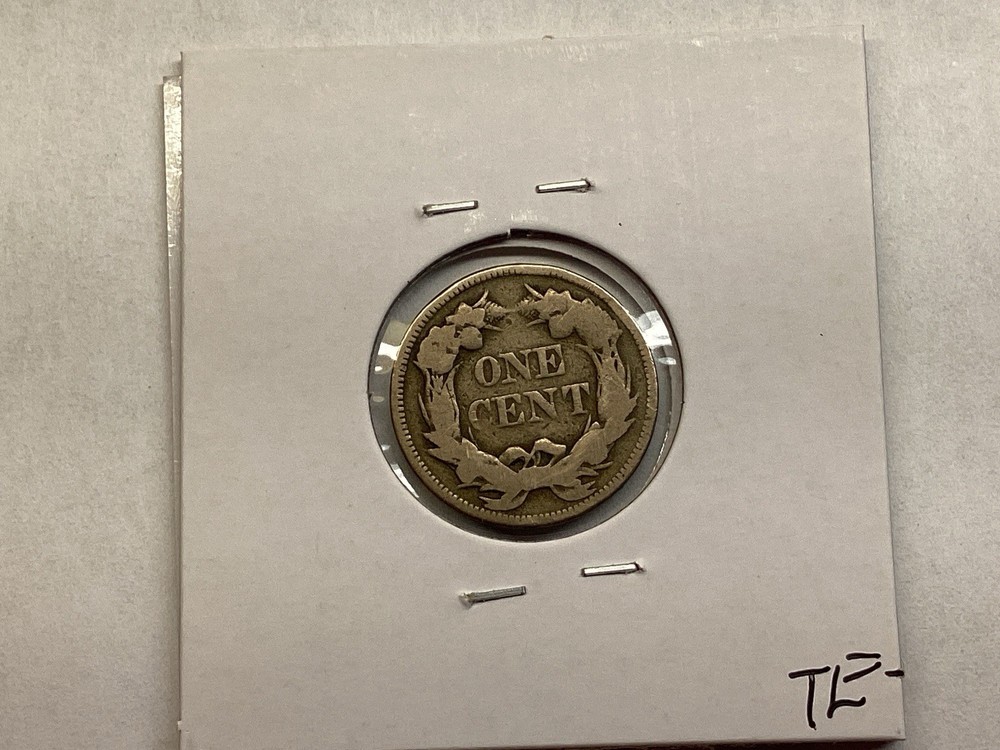 1857 Flying Eagle US Small Cent Early Copper Penny 080425 66te