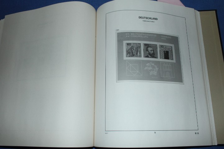 BUND Germany + Berlin DAVO Hingeless binder dustcase BlueLakeStamps Most Useful