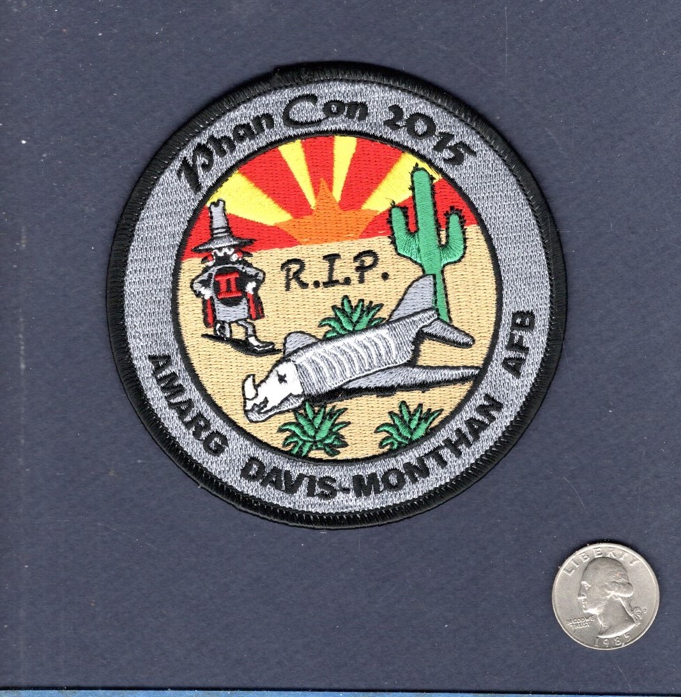 PHANCON 2015 Davis Monthan AFB F-4 PHANTOM Convention USAF Squadron Patch