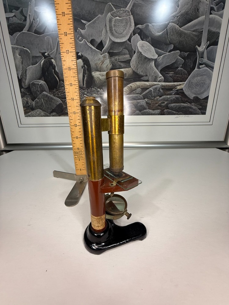 Pre 1900 Japanese 亚洲 Rare Microscope 显微镜 古董