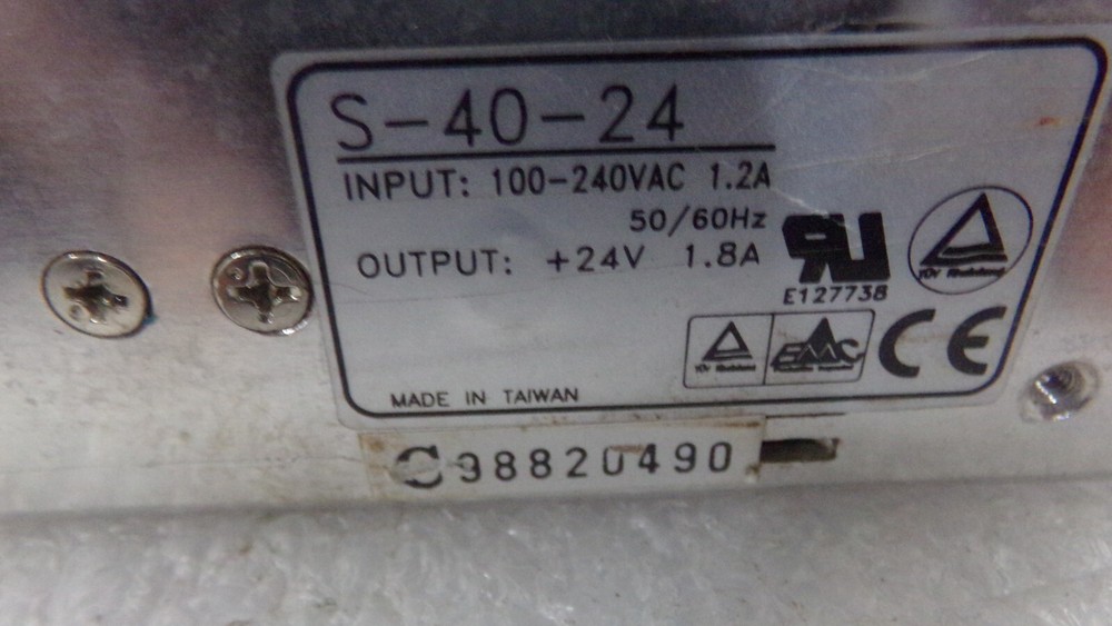 Model: S-40-24 Power Supply.