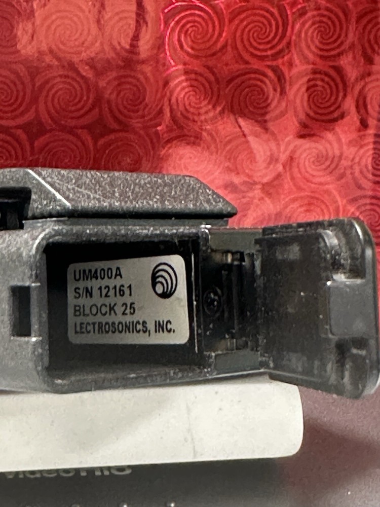 Lectrosonics UM400a Transmitter Block 25