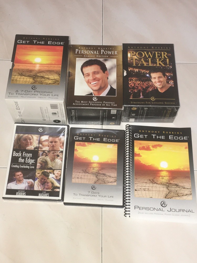 Tony Robbins Get The Edge - Personal Power- Power Talk Bundle