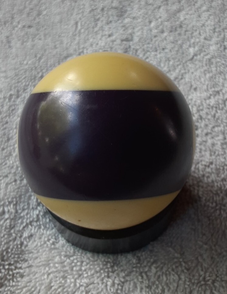 Vintage Bakelite Pool Ball. # 12. Purple