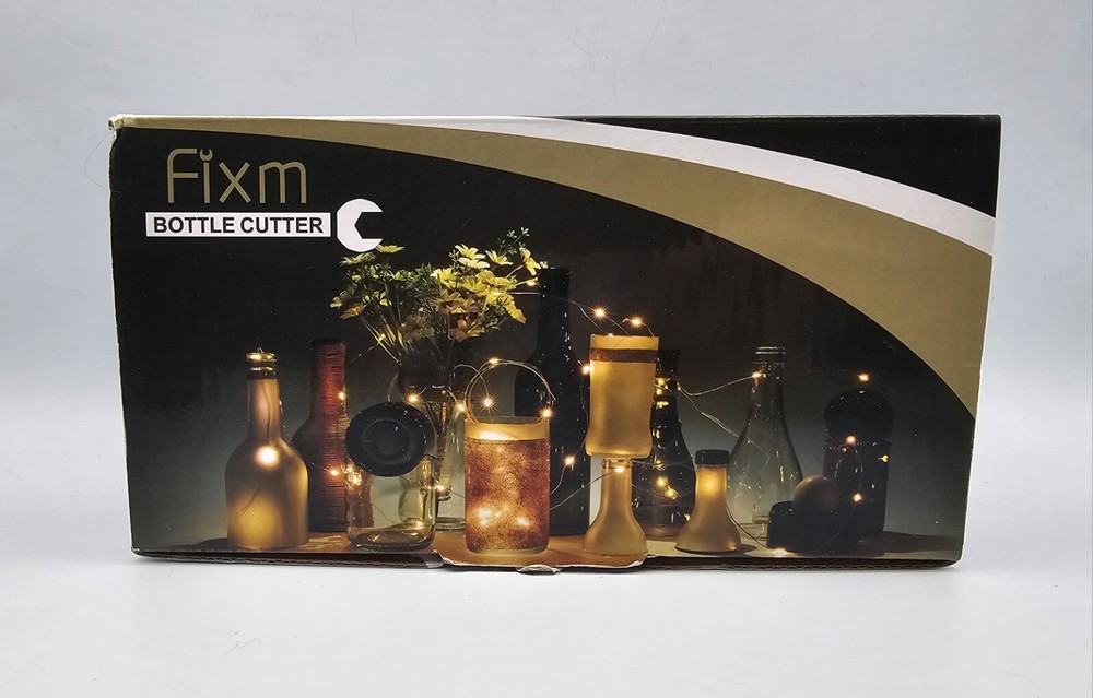 BOTTLE CUTTER Quality FIXM MACHINE ~ Various Sizes Round & Square Bottles NOB