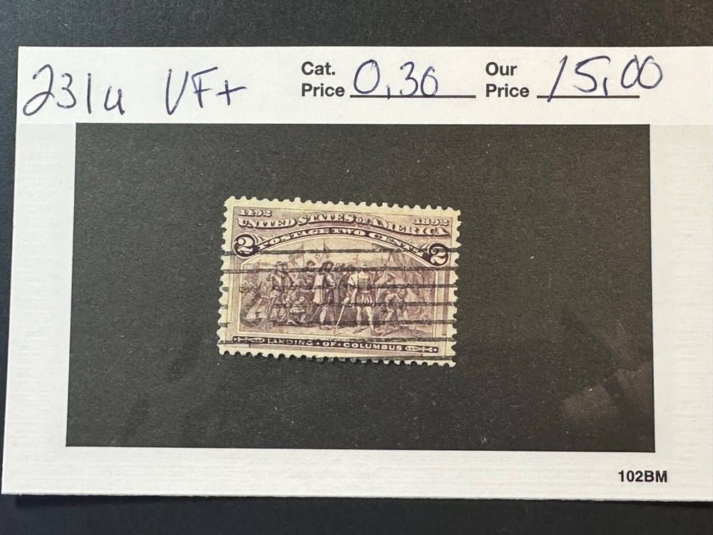 Scott #  231 VF+   2024 Scott Catalogue Value $ 0.30