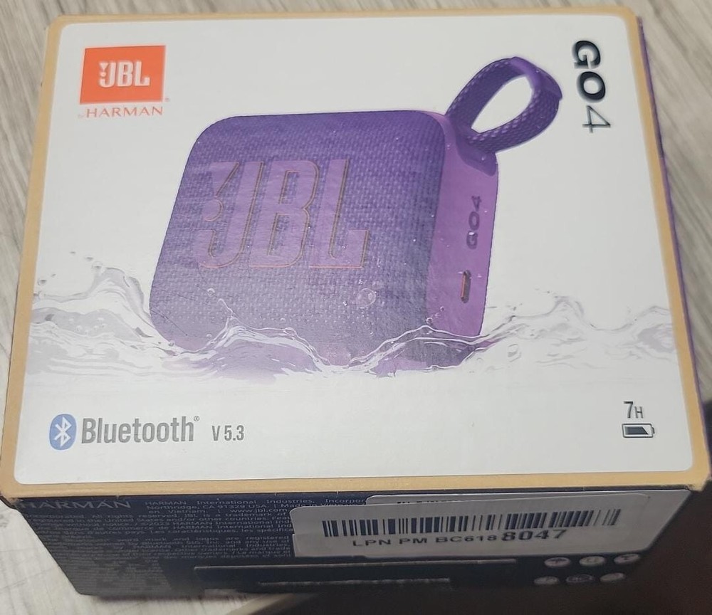 JBL - Go 4 Portable Bluetooth Speaker - blue