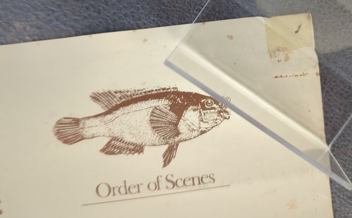 Monty Python Live New York Program Poster 1980 Terry Gilliam Artwork 20x30