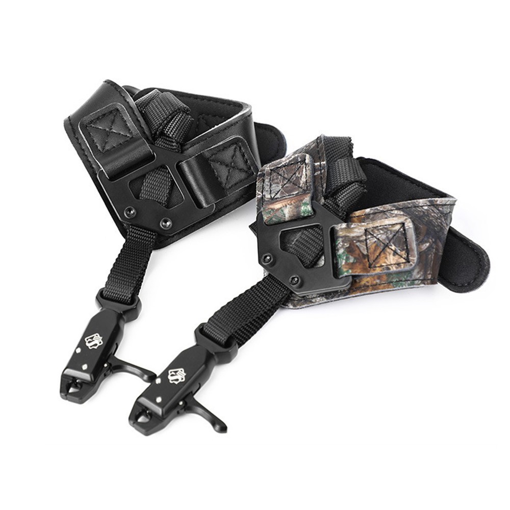Compound Bow Release Aid Hunting Bow Archery Wrist Caliper Soft Release Trigger]