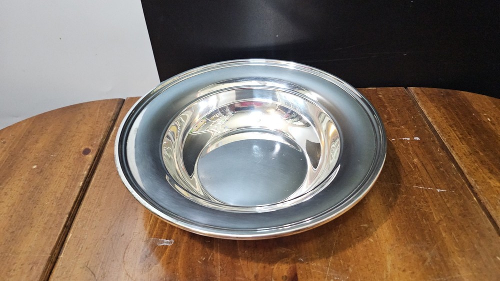 Vintage 1950s Reed & Barton EPNS Silverplate Bowl #1207 9.75" - Good Condition