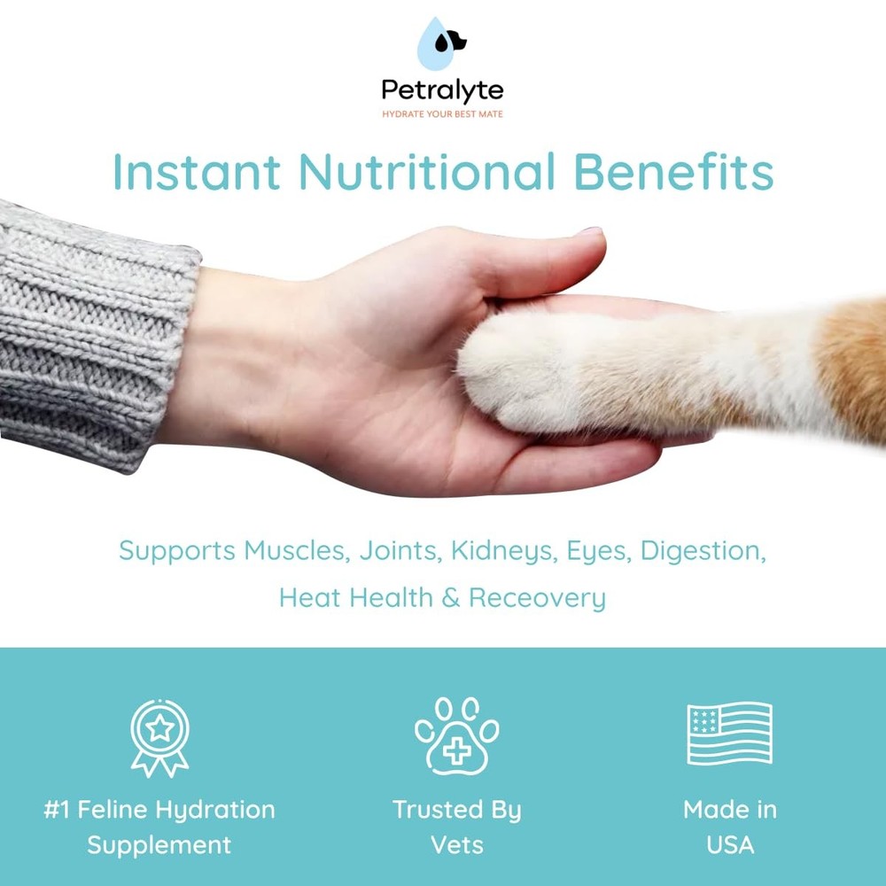 Petralyte Cat Hydration Electrolyte and Cat Joint Supplement | Hydration Supp...