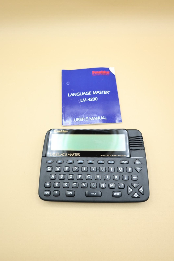 Franklin Language Master LM-4200 Dictionary Thesaurus- Not working