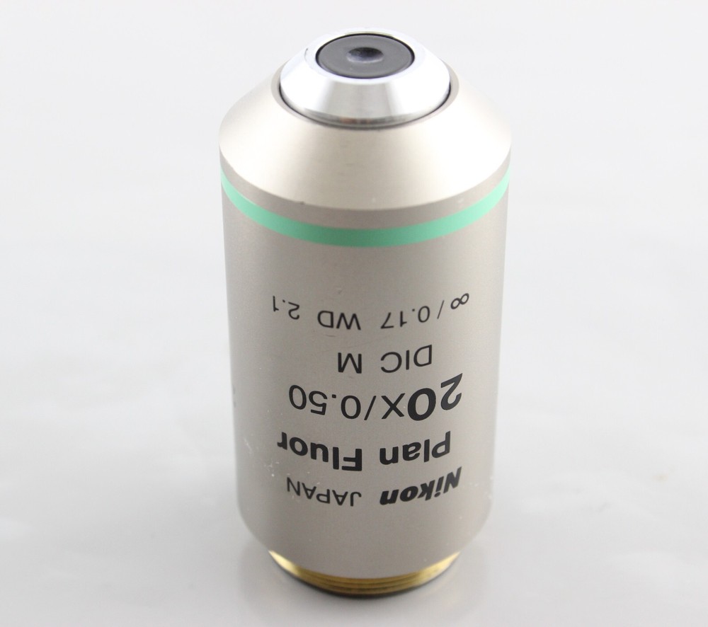 Nikon Plan Fluor 20x 0.50 DIC M Microscope Objective Eclipse E & i Series