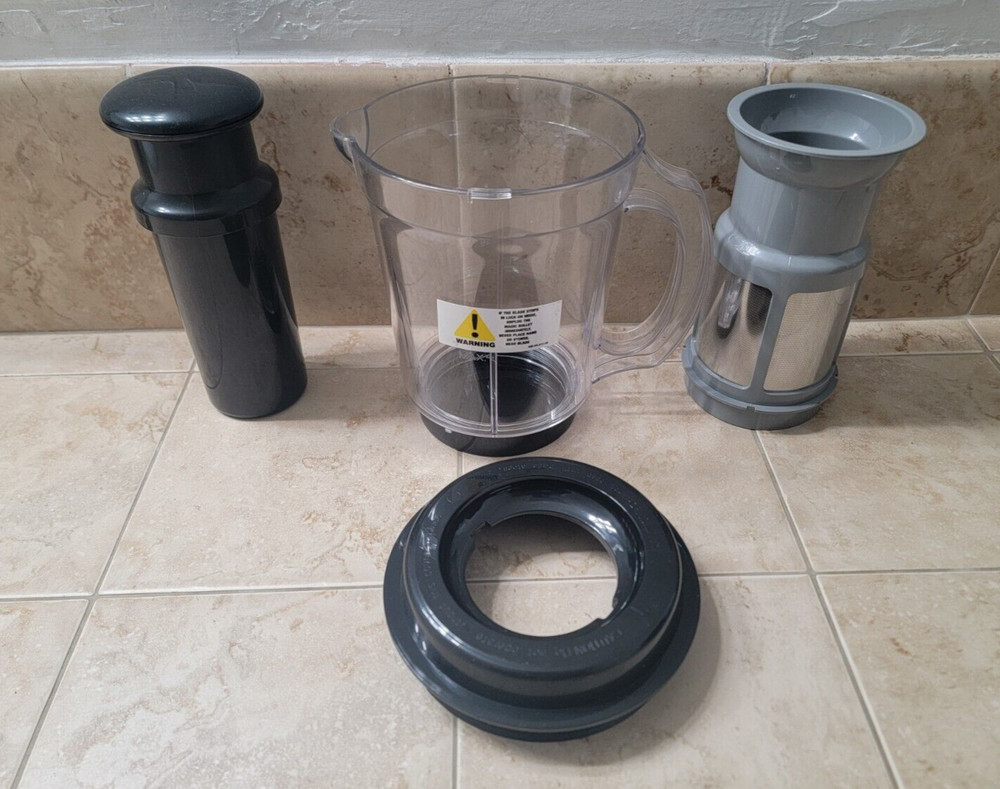 Magic Bullet Blender Strainer Pusher Juicer Pitcher Combo
