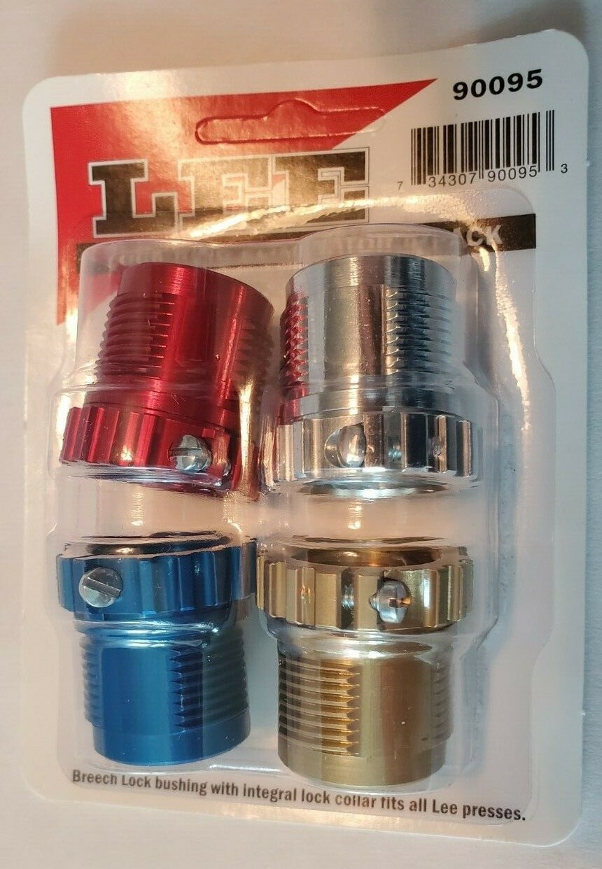 LEE 90095 4-Pack Spline Drive Breech Lock Bushing Lock-Ring Eliminator