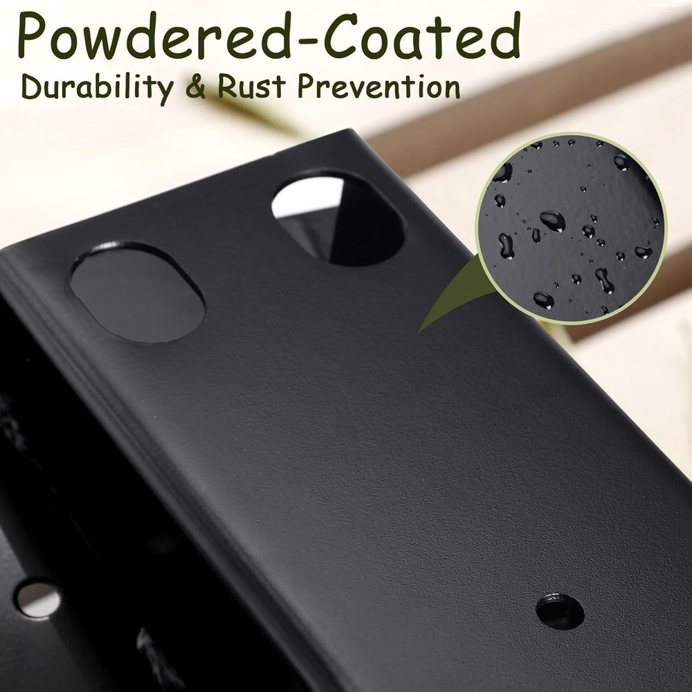 Elevator Bracket, Deer Stand Brackets 4X4, Deer Blind Bracket with Powder Coatin