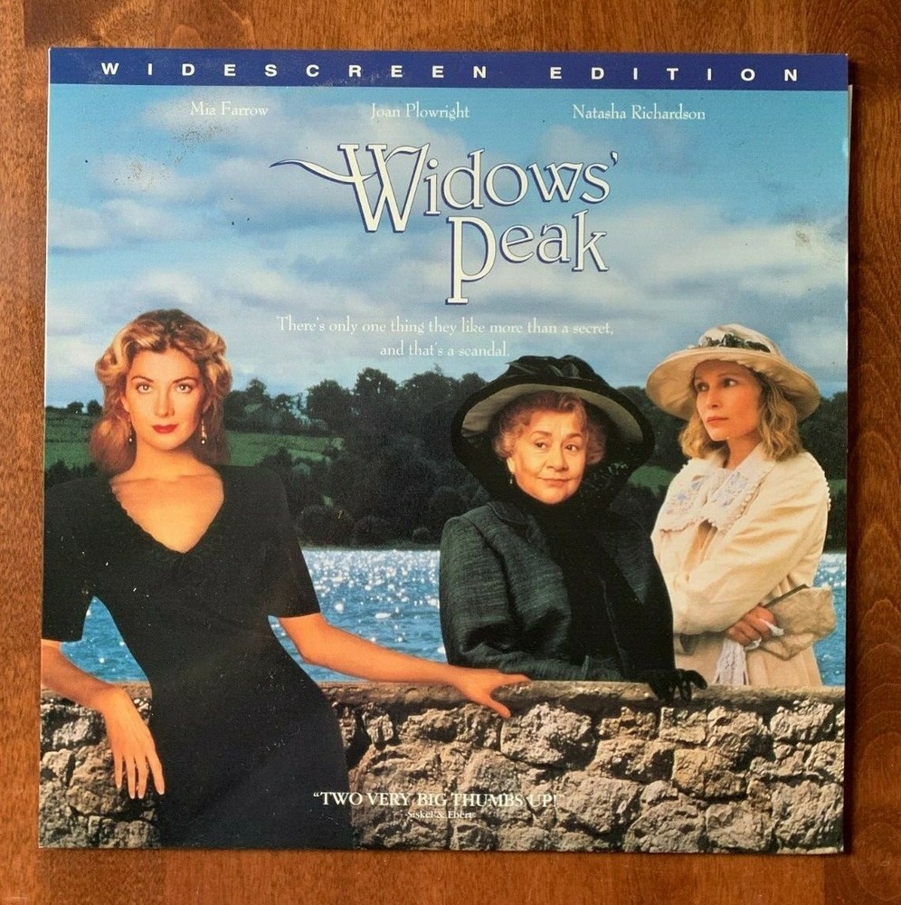 WIDOW'S PEAK Widescreen Laserdisc Mia Farrow