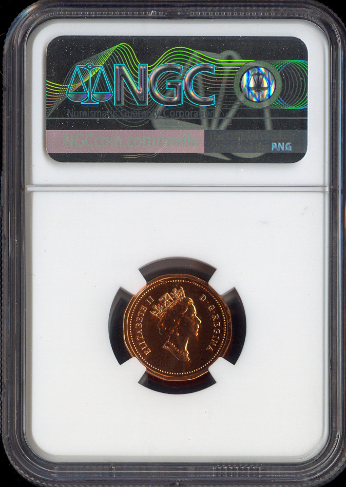 1994 Canada Small Cent 1C NGC MS67 RD MAC - Quality