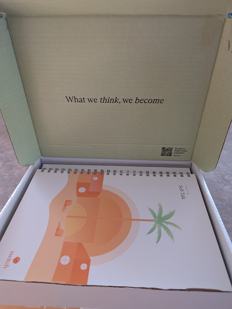 Switch Self-Talk Guided Journal Set Parts 1–3 with Box – Mindfulness Workbook