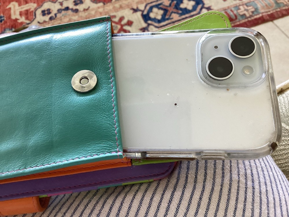 ili New York Multicolor Leather RFID Wallet