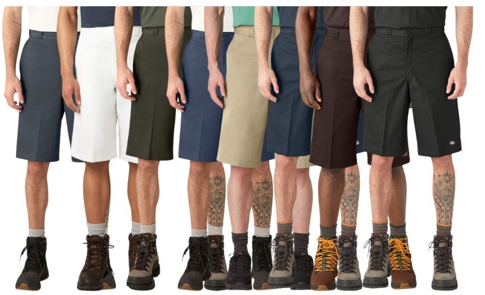 Dickies Mens 13" Loose Fit Multi-Pocket Work Shorts - D42283 - Pick Color & Size