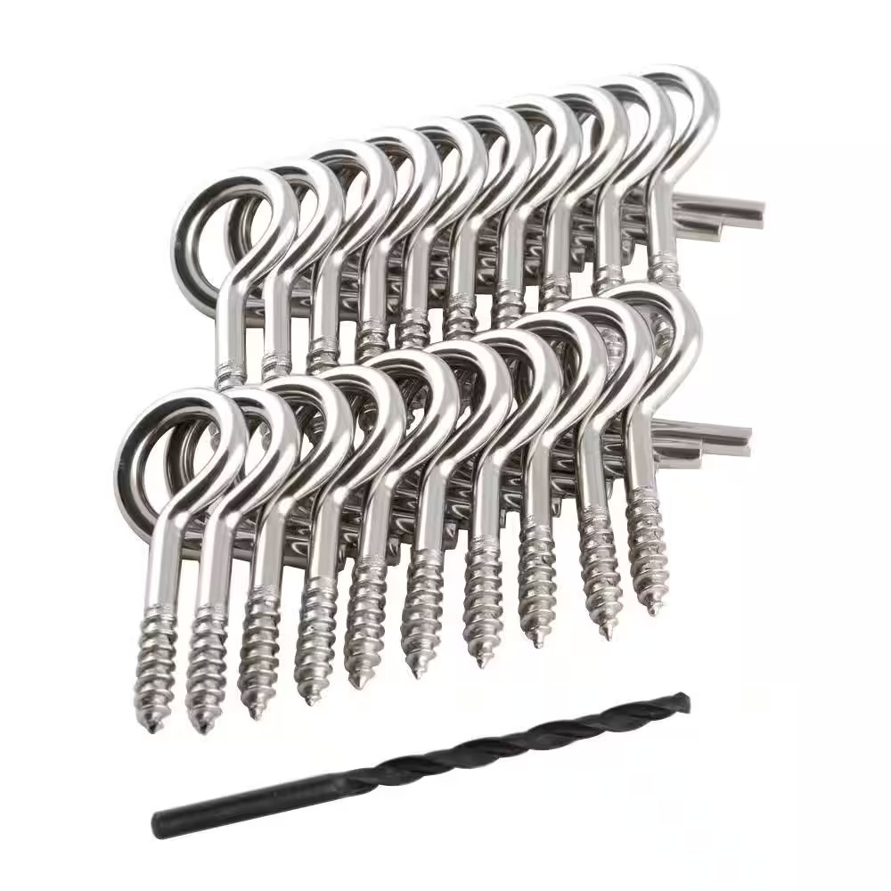 Stainless Steel Holiday Light and Decor Hook