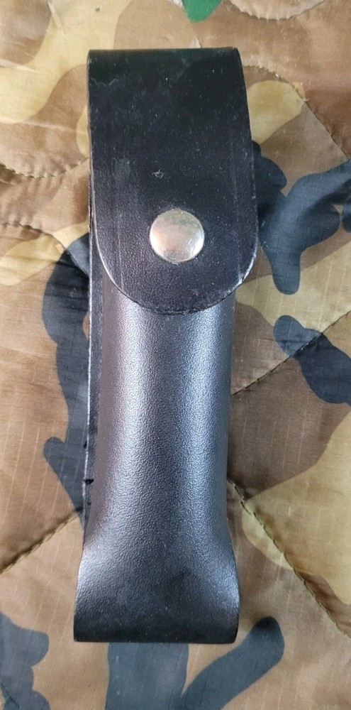 First Defense Black Leather Pepper Spray Holder