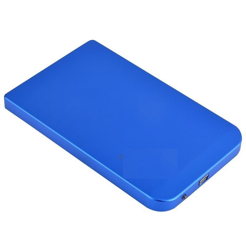 2.5" Inch blue Sata USB 2.0 Hard Drive HDD Enclosure External Laptop Disk Case