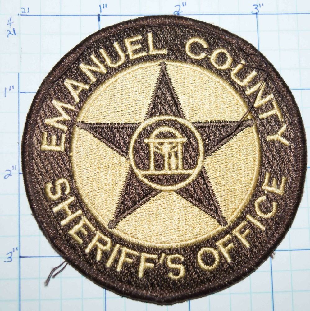 GEORGIA, EMANUEL COUNTY SHERIFF'S OFFICE PATCH