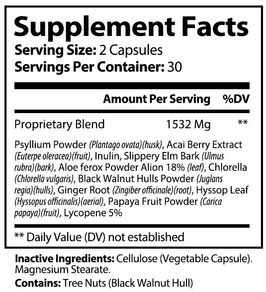 Parapurify - Colon Cleanse 2 Bottles 120 Capsules