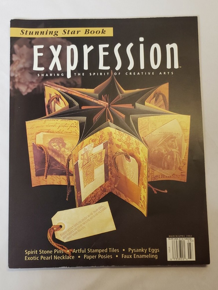 Expression Creative Art Magazine - March/April 2002 - Stunning Star Book