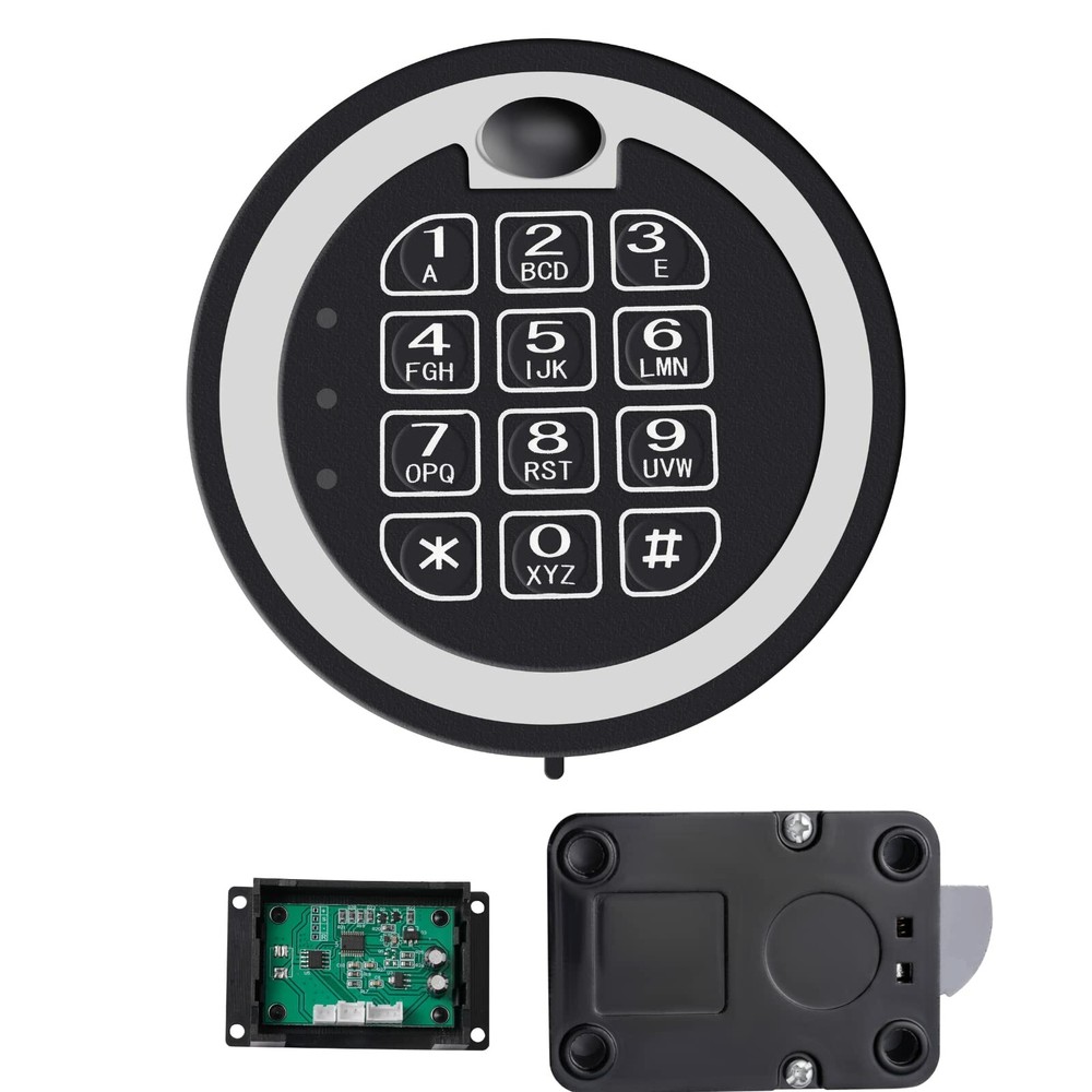 Replace Mesa MSL 500 Safe Lock Black Keypad Electronic Safe Lock With Swing Bolt