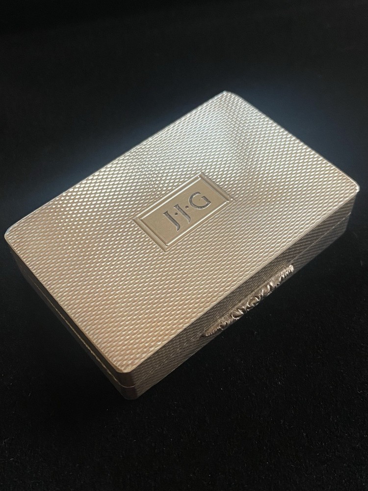 Rare Gallagher Sterling Silver Engine Turned Box by Peter John Doherty 2001