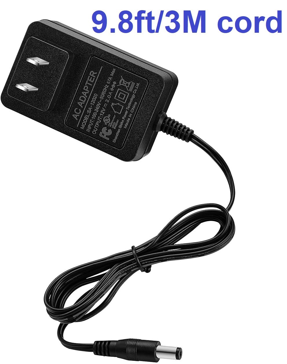 DC 12V 2A 2.0A 50/60Hz Switching Power Supply Adapter For 110V- 240V AC Free SH