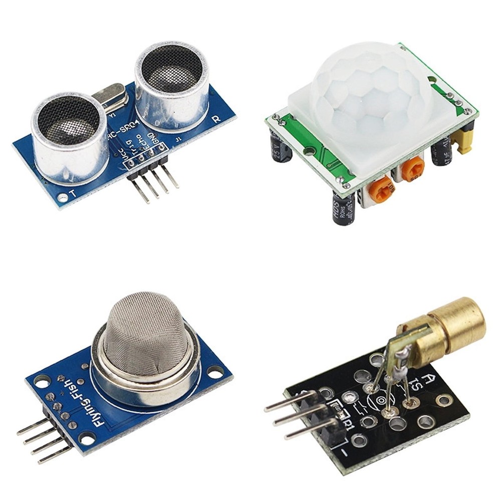 16 IN 1 HC-SR04 Ultrasonic Sensor Module Kit For Raspberry Pi 3/Pi 2 Model B