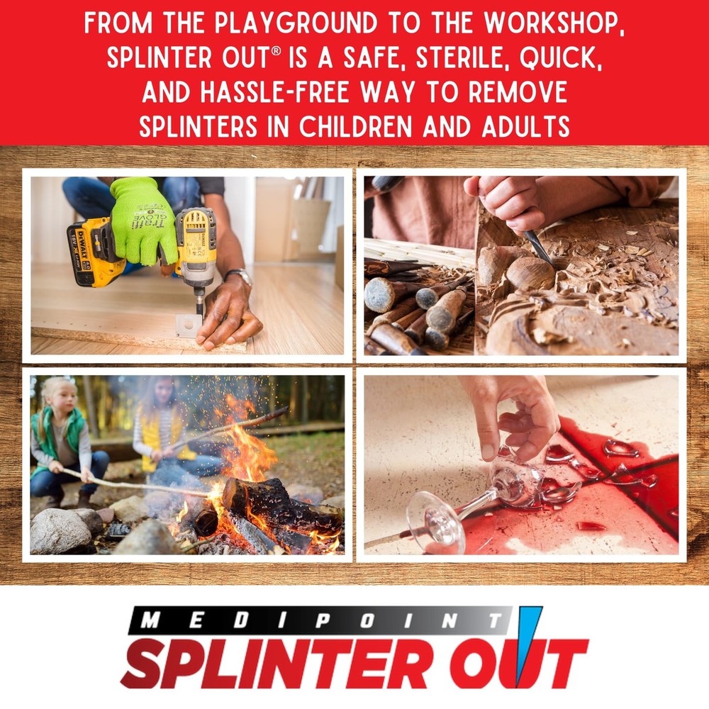 Splinter Out Remover, 20 Count (Pack of 5) 20