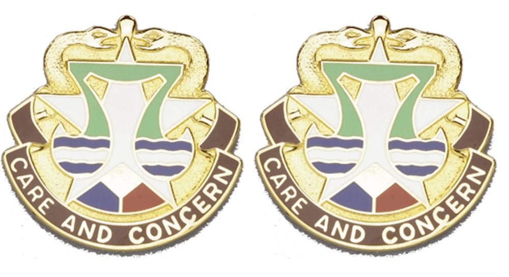 FT HOOD Distinctive Unit Insignia - Pair