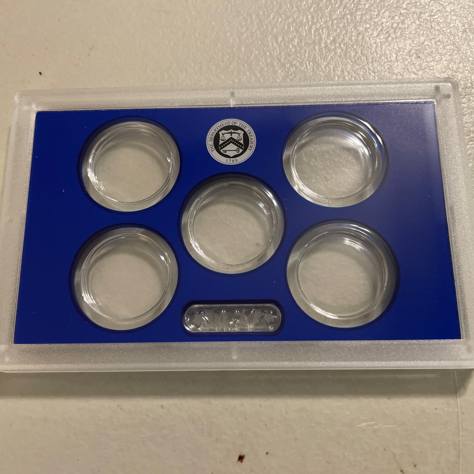 1 Coin Holder US Mint Case Supplies NO COINS holds 5 Quarters