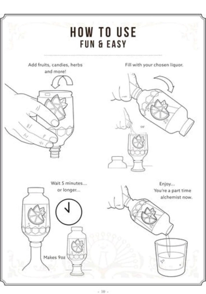 Prepara Tastemaker Craft Liquor/Wine Infuser