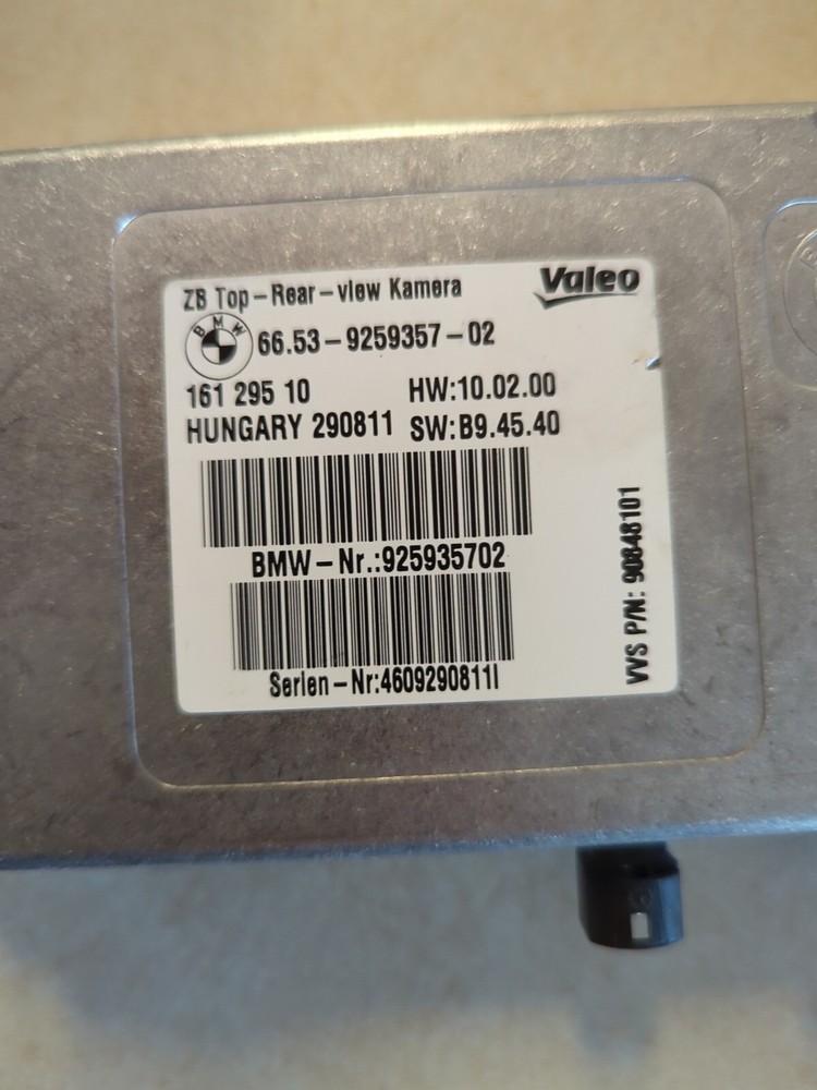 2009-2013 BMW X5 - TOP REAR VIEW Camera Control Module 9259357