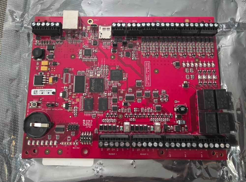 Mercury Security LP4502D Intelligent Controller Board *NO FIRMWARE LOADED*