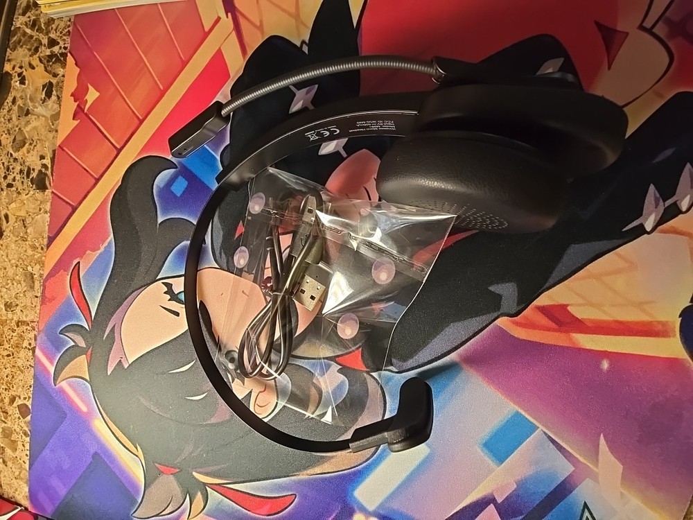 Mono Wireless Headset USB-A - Black